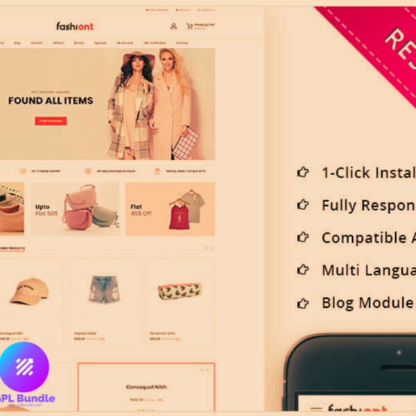 Fashiont – The Responsive Fashion Store OpenCart Template