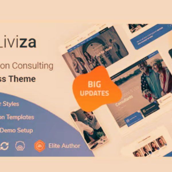 Liviza - Immigration Consulting WordPress Theme 3.9